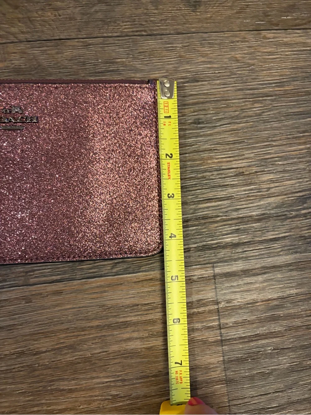 Coach wristlet shimmering